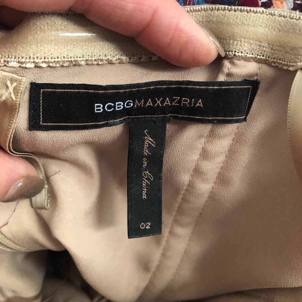 BCBGMaxAzria Long Off-Shoulder Formal Maxi Dress - Picture 6 of 6